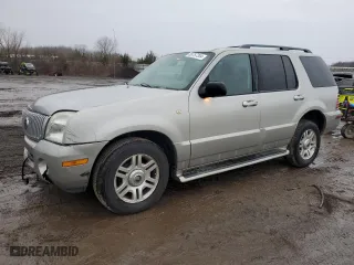 2003 Mercury Mountaineer Convenience with VIN 4M2ZU86K53ZJ08322, listed as a Copart auction lot 85757354 with 198,437 mi miles and Salvage Title. Bid and sale history available at carsss.com. Image 1.