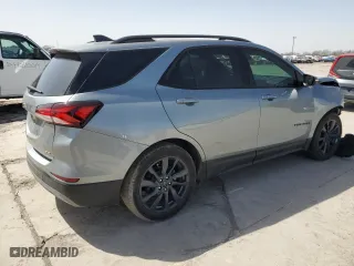 2024 Chevrolet Equinox RS with VIN 3GNAXMEG5RS235651, listed as a Copart auction lot 49004705 with 20,580 mi miles and Salvage Title. Bid and sale history available at carsss.com. Image 3.