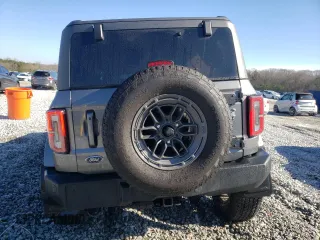 2023 Ford Bronco with VIN 1FMDE5AP3PLB69560, listed as a Copart auction lot 87942835 with 14,412 mi miles and Salvage Title. Bid and sale history available at carsss.com. Image 6.