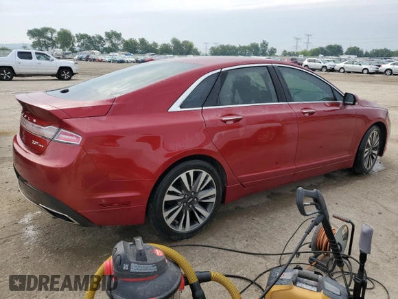 2017 Lincoln MKZ Reserve with VIN 3LN6L5F96HR618810, listed as a Copart auction lot 58857255 with 146,326 mi miles and Salvage title. Bid and sale history available at DreamBid. Image 3.
