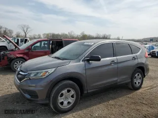 2015 Honda CR-V LX with VIN 3CZRM3H33FG714294, listed as a Copart auction lot 53556795 with 105,863 mi miles and Clean Title. Bid and sale history available at carsss.com. Image 1.