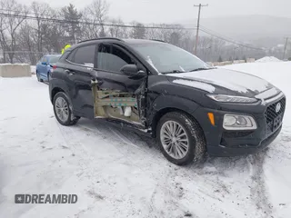 2019 Hyundai Kona SEL with VIN KM8K2CAA3KU339337, listed as a IAAI auction lot 41635132 with 51,343 mi miles. Bid and sale history available at carsss.com. Image 1.