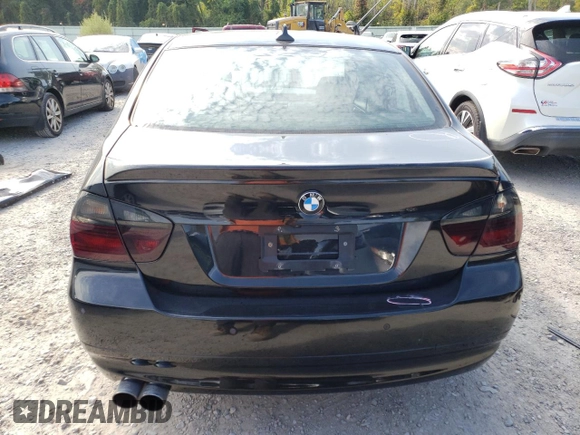 2006 BMW 3 Series 330i with VIN WBAVB33566PS10107, listed as a Copart auction lot 71711504 with 144,308 mi miles and Salvage Title. Bid and sale history available at DreamBid. Image 6.