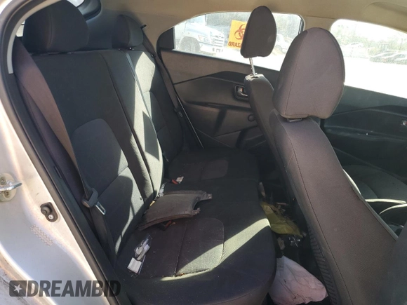 2016 Kia Rio LX with VIN KNADM5A36G6638950, listed as a Copart auction lot 48258865 with 96,382 mi miles and Salvage Title. Bid and sale history available at carsss.com. Image 11.