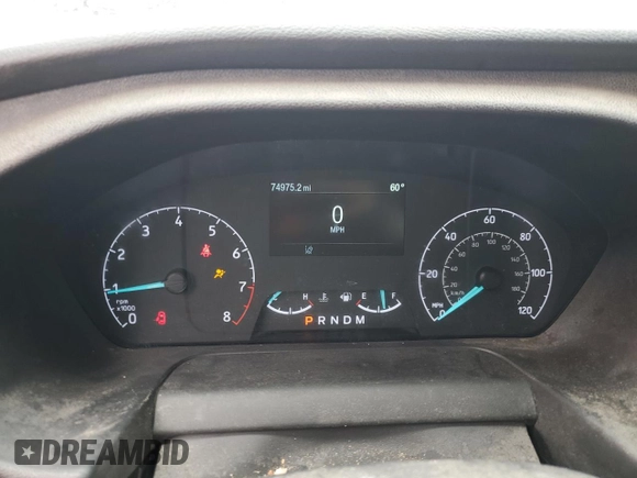 2023 Ford Transit Cargo z VIN 1FTBR1X81PKA73943, wystawiony jako Copart lot #60577215 z przebiegiem 74 975 mil mil oraz Szkoda całkowita • Salvage title. Historia ofert i sprzedaży dostępna na DreamBid. Obrazek 9.