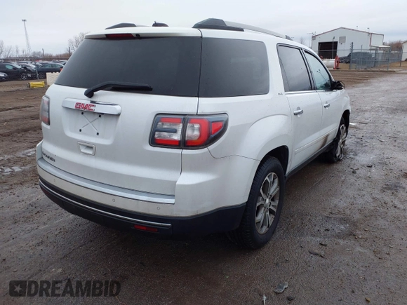 2016 GMC Acadia SLT with VIN 1GKKRRKD9GJ256682, listed as a IAAI auction lot 41468566 with 103,679 mi miles. Bid and sale history available at carsss.com. Image 4.