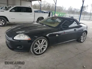 2007 Jaguar XK with VIN SAJDA44B575B06009, listed as a Copart auction lot 43648365 with 105,106 mi miles and Clean Title. Bid and sale history available at carsss.com. Image 1.
