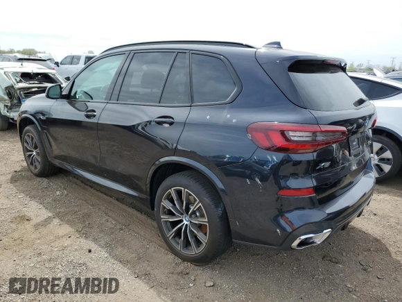 2023 BMW X5 xDrive45e with VIN 5UXTA6C04P9S03633, listed as a Copart auction lot 54916645 with Not provided miles and Salvage title. Bid and sale history available at DreamBid. Image 2.