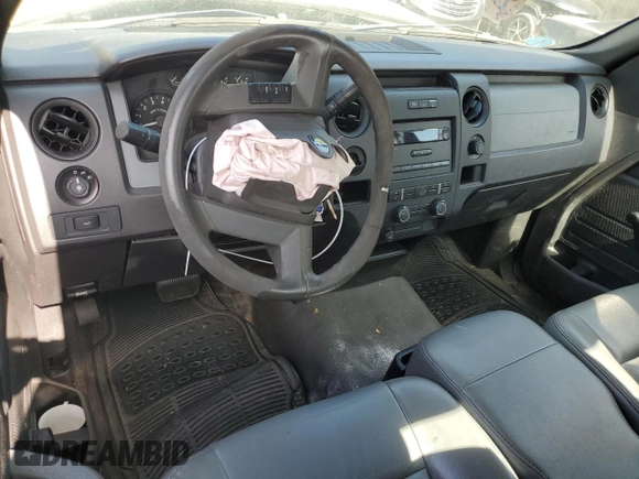 2012 Ford F-150 XL with VIN 1FTMF1CM0CFC82355, listed as a Copart auction lot 53418084 with 0 mi miles and Salvage Title. Bid and sale history available at carsss.com. Image 8.