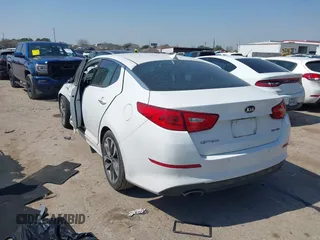 2015 Kia Optima SX with VIN 5XXGR4A73FG487452, listed as a IAAI auction lot 41701755 with 131,922 mi miles and . Bid and sale history available at carsss.com. Image 3.
