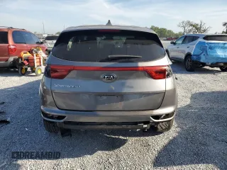 2017 Kia Sportage LX with VIN KNDPM3AC3H7081091, listed as a Copart auction lot 53620735 with 133,819 mi miles and Salvage Title. Bid and sale history available at carsss.com. Image 6.