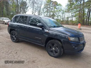 2014 Jeep Compass Sport with VIN 1C4NJDBB5ED776679, listed as a IAAI auction lot 41992146 with 145,706 mi miles. Bid and sale history available at carsss.com. Image 1.