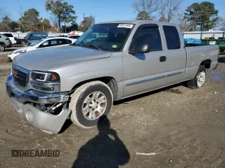 2006 GMC Sierra 1500 SLE1 z VIN 1GTEC19ZX6Z240200, wystawiony jako Copart lot #45031665 z przebiegiem 133 834 mil mil oraz Szkoda całkowita • Salvage title. Historia ofert i sprzedaży dostępna na DreamBid. Obrazek 1.