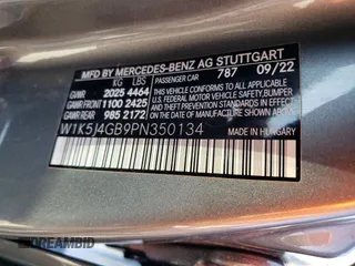 2023 Mercedes-Benz CLA 250 z VIN W1K5J4GB9PN350134, wystawiony jako Copart lot #47951355 z przebiegiem 34 216 mil mil oraz Szkoda całkowita • Salvage title. Historia ofert i sprzedaży dostępna na DreamBid. Obrazek 12.