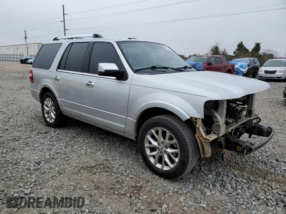 2015 Ford Expedition Limited with VIN 1FMJU1KT4FEF08033, listed as a Copart auction lot 86744224 with 152,775 mi miles and Salvage title. Bid and sale history available at DreamBid. Image 4.