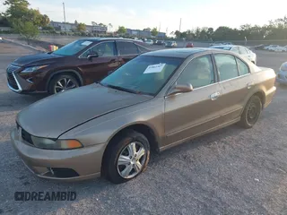 2002 Mitsubishi Galant ES with VIN 4A3AA46G82E159087, listed as a IAAI auction lot 41862347 with 1 mi miles. Bid and sale history available at carsss.com. Image 2.