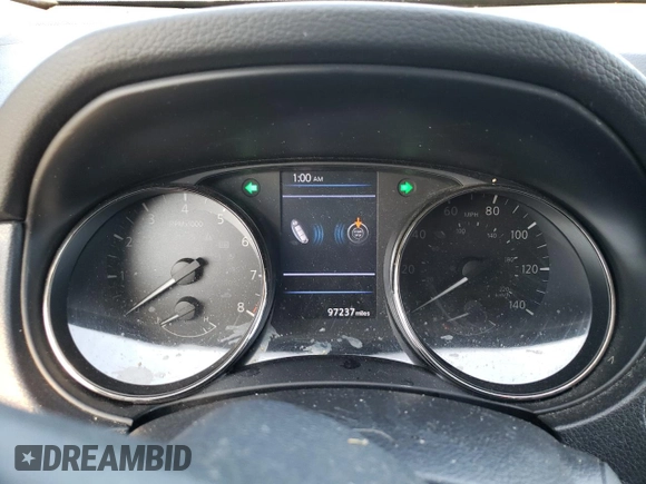 2019 Nissan Rogue SV with VIN JN8AT2MV2KW395087, listed as a Copart auction lot 53240965 with 97,237 mi miles and Salvage Title. Bid and sale history available at carsss.com. Image 9.