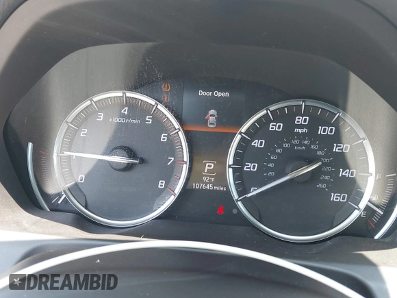 2020 Acura TLX with VIN 19UUB1F34LA011697, listed as a IAAI auction lot 42510365 with 107,645 mi miles and . Bid and sale history available at DreamBid. Image 7.