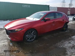 2019 Mazda Mazda3 Hatchback with VIN JM1BPAJM3K1119525, listed as a Copart auction lot 36617393 with 35,612 mi miles. Bid and sale history available at carsss.com. Image 1.
