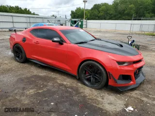 2019 Chevrolet Camaro ZL1 with VIN 1G1FK1R60K0148663, listed as a Copart auction lot 64616534 with 49,008 mi miles and Salvage Title. Bid and sale history available at carsss.com. Image 4.
