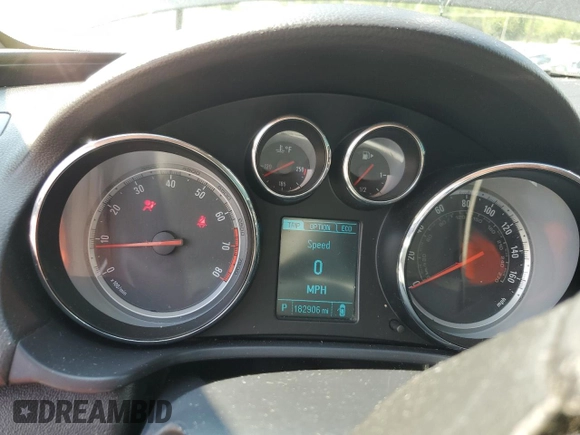 2013 Buick Regal Turbo Premium 2 with VIN 2G4GT5GV2D9141695, listed as a Copart auction lot 66193884 with 182,906 mi miles and Non Repairable. Bid and sale history available at DreamBid. Image 9.