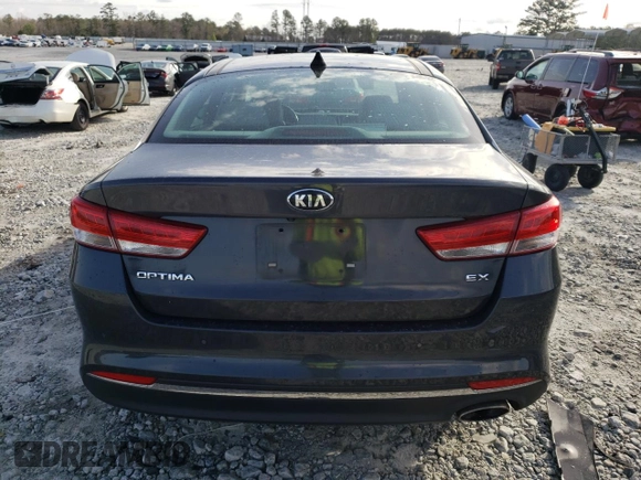 2017 Kia Optima EX with VIN 5XXGU4L34HG143236, listed as a Copart auction lot 49282095 with 152,818 mi miles and Salvage Title. Bid and sale history available at carsss.com. Image 6.