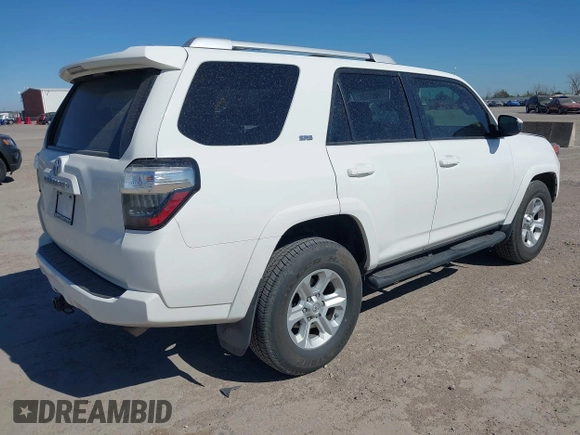 2017 Toyota 4Runner SR5 with VIN JTEZU5JR8H5153693, listed as a IAAI auction lot 41819843 with 56,957 mi miles and . Bid and sale history available at DreamBid. Image 4.