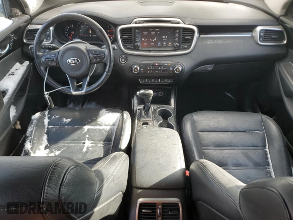 2018 Kia Sorento SX with VIN 5XYPKDA50JG362982, listed as a Copart auction lot 89136045 with 107,943 mi miles and Salvage Title. Bid and sale history available at DreamBid. Image 8.