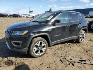 2019 Jeep Compass Limited z VIN 3C4NJDCB6KT742139, wystawiony jako Copart lot #52115245 z przebiegiem 89 943 mil mil oraz Szkoda całkowita • Salvage title. Historia ofert i sprzedaży dostępna na DreamBid. Obrazek 1.