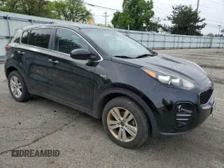 2017 Kia Sportage LX with VIN KNDPMCAC9H7195371, listed as a Copart auction lot 55779495 with 178,060 mi miles and Clean Title. Bid and sale history available at DreamBid. Image 4.