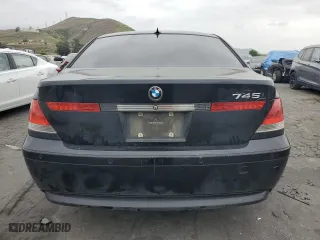 2002 BMW 7 Series 745i with VIN WBAGL63472DP59745, listed as a Copart auction lot 53166885 with 151,380 mi miles and Salvage Title. Bid and sale history available at carsss.com. Image 6.
