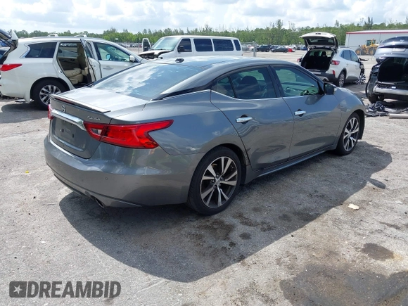 2016 Nissan Maxima SR with VIN 1N4AA6AP4GC426126, listed as a IAAI auction lot 42417796 with 120,274 mi miles and . Bid and sale history available at DreamBid. Image 4.