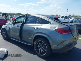 2021 Mercedes-Benz GLE 53 AMG with VIN 4JGFD6BB0MA403746, listed as a IAAI auction lot 42221763 with 68,541 mi miles and . Bid and sale history available at DreamBid. Image 3.