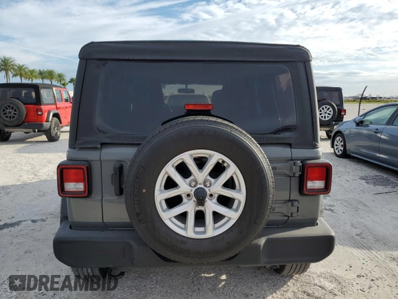 2023 Jeep Wrangler Sport S with VIN 1C4HJXDN6PW671775, listed as a Copart auction lot 75140894 with Not Provided miles and Non Repairable. Bid and sale history available at DreamBid. Image 6.