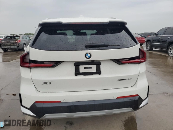 2024 BMW X1 xDrive28i with VIN WBX73EF06R5Y36747, listed as a Copart auction lot 70257664 with 5,756 mi miles and Salvage Title. Bid and sale history available at carsss.com. Image 6.