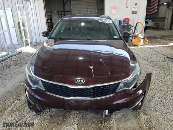 2018 Kia Optima LX with VIN 5XXGT4L37JG254467, listed as a Copart auction lot 45511245 with 174,233 mi miles and Salvage Title. Bid and sale history available at carsss.com. Image 5.