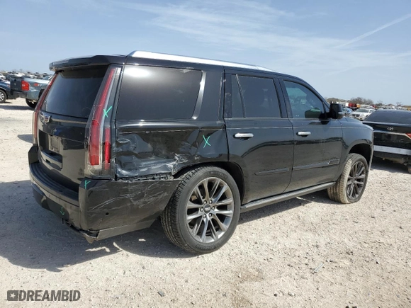 2019 Cadillac Escalade Premium Luxury with VIN 1GYS4CKJ9KR373261, listed as a Copart auction lot 48006165 with 103,341 mi miles and Salvage Title. Bid and sale history available at carsss.com. Image 3.