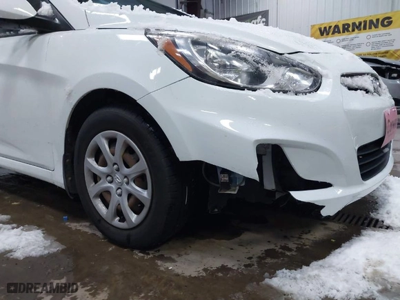 2012 Hyundai Accent GS with VIN KMHCT5AE8CU042470, listed as a IAAI auction lot 41021964 with 94,574 mi miles. Bid and sale history available at carsss.com. Image 12.