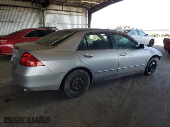 2007 Honda Accord LX with VIN 1HGCM56437A175051, listed as a Copart auction lot 59169215 with 255,162 mi miles and Salvage title. Bid and sale history available at DreamBid. Image 3.