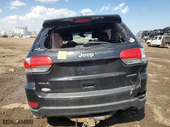 2015 Jeep Grand Cherokee Laredo with VIN 1C4RJFAG5FC230112, listed as a Copart auction lot 50146735 with 0 mi miles and Salvage Title. Bid and sale history available at carsss.com. Image 6.