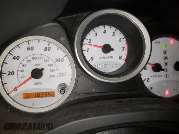 2005 Toyota RAV4 with VIN JTEHD20V650068157, listed as a Copart auction lot 54177385 with 183,366 mi miles and Clean Title. Bid and sale history available at carsss.com. Image 9.