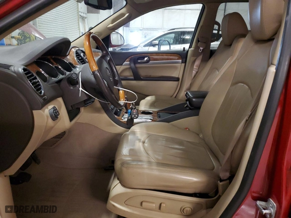 2012 Buick Enclave Leather with VIN 5GAKVCED6CJ392845, listed as a Copart auction lot 50404995 with 124,858 mi miles and Salvage Title. Bid and sale history available at carsss.com. Image 7.