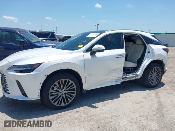 2024 Lexus RX 350h с VIN 2T2BBMCA1RC053450, выставлен на аукционе IAAI как лот 42487966 с пробегом 4 998 миль миль и . История ставок и продаж доступна на DreamBid. Изображение 6.