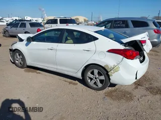 2011 Hyundai Elantra GLS with VIN 5NPDH4AE2BH002849, listed as a IAAI auction lot 41641610 with 186,923 mi miles. Bid and sale history available at carsss.com. Image 3.