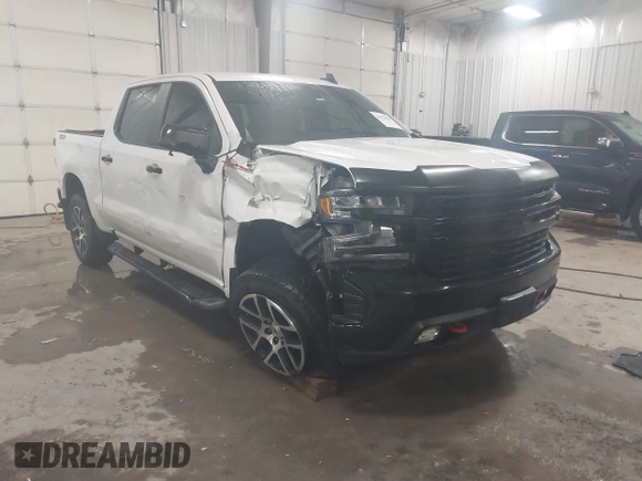2020 Chevrolet Silverado 1500 LT Trail Boss with VIN 1GCPYFED6LZ209619, listed as a IAAI auction lot 41571604 with 51,753 mi miles. Bid and sale history available at carsss.com. Image 1.