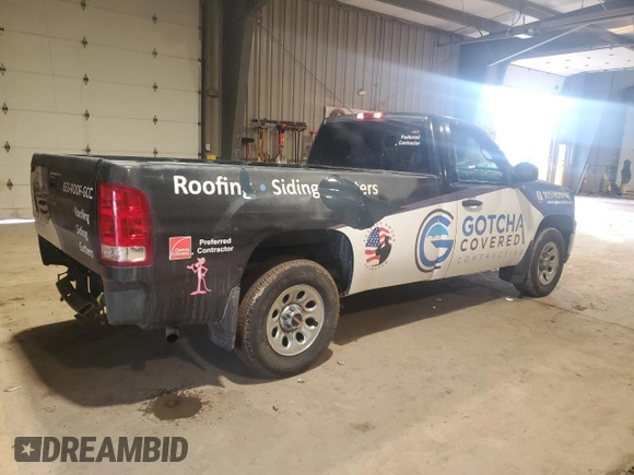 2011 GMC Sierra 1500 with VIN 1GTN2VEA5BZ112595, listed as a Copart auction lot 43603965 with 141,038 mi miles and Salvage Title. Bid and sale history available at DreamBid. Image 3.