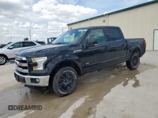 2016 Ford F-150 XLT with VIN 1FTEW1EP1GKD81128, listed as a Copart auction lot 50796855 with 161,544 mi miles and Salvage Title. Bid and sale history available at carsss.com. Image 1.