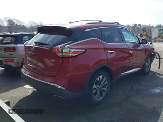 2016 Nissan Murano SL z VIN 5N1AZ2MH4GN111102, wystawiony jako IAAI lot #41826032 z przebiegiem 107 665 mil mil oraz . Historia ofert i sprzedaży dostępna na DreamBid. Obrazek 4.