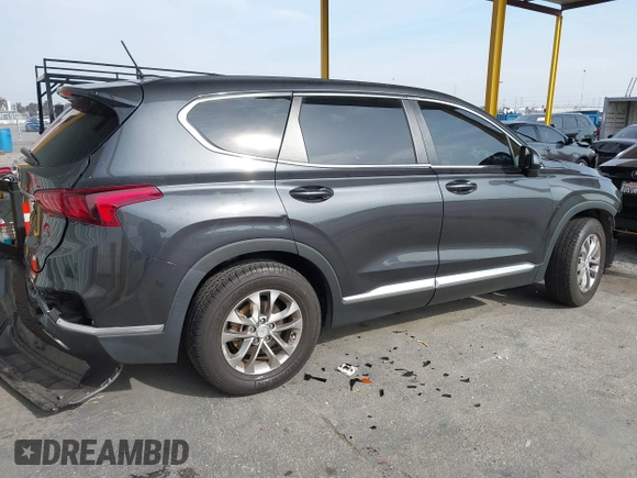 2020 Hyundai Santa Fe SE with VIN 5NMS23AD7LH254945, listed as a IAAI auction lot 41457289 with 58,527 mi miles. Bid and sale history available at carsss.com. Image 4.