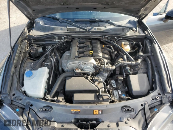 2017 Mazda MX-5 Miata Club with VIN JM1NDAL78H0109701, listed as a Copart auction lot 61522595 with 100,825 mi miles and Salvage title. Bid and sale history available at DreamBid. Image 11.